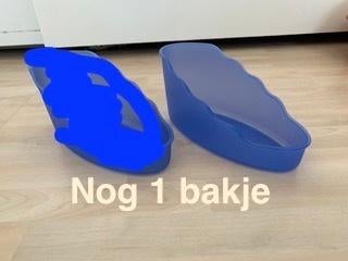 Tupperware schaaltje Bakje Onderset Caddy melk en suiker, Ophalen of Verzenden, Nieuw, Blauw, Schaal