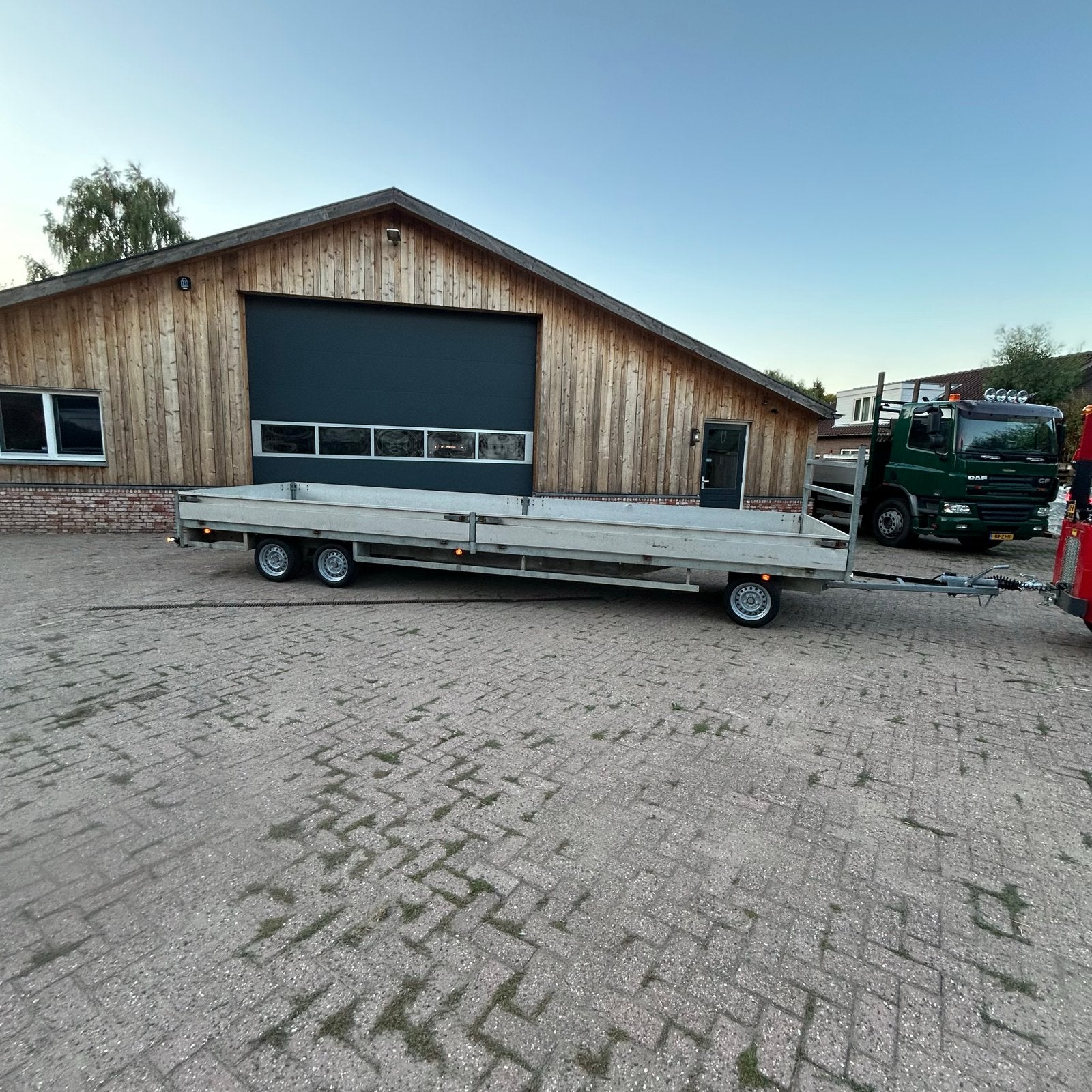 Henra schamelwagen schamelaanhanger 7 meter, Auto diversen, Ophalen, Gebruikt