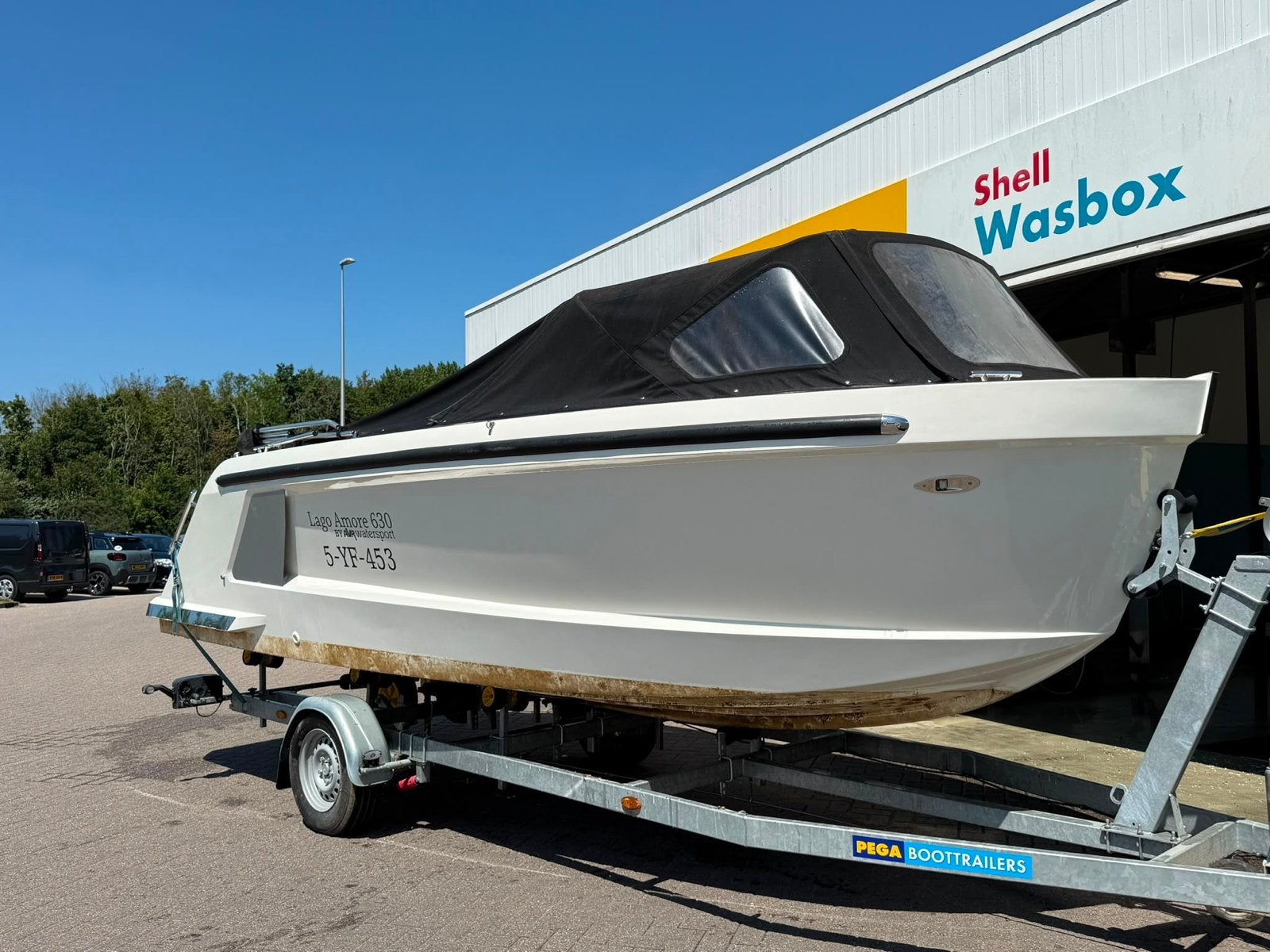 Lago Amore Tender 630 - Nette snel varende Sloep met trailer, Overige merken, Gebruikt, Afdekzeil, Buitenboordmotor