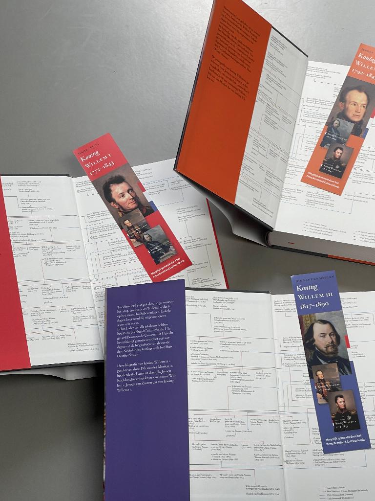 Koningsbiografieën - 3 delen Willem I, Willem II, Willem III, Ophalen of Verzenden, Zo goed als nieuw, Nederland, Tijdschrift of Boek