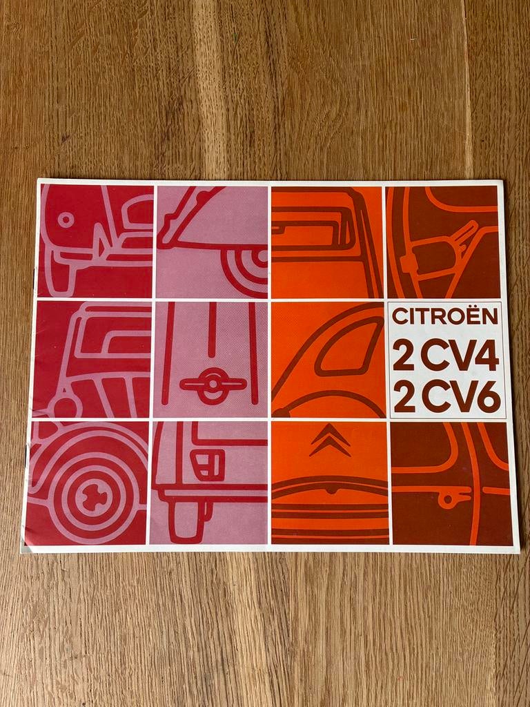 Citroën 2CV 4 en 6 brochure 8/70, Ophalen of Verzenden, Gelezen, Citroën