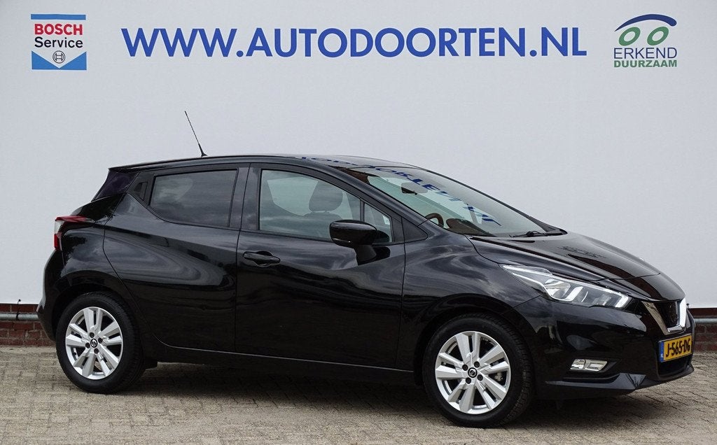 Nissan Micra 1.0 IG-T Tekna|All Season|Navi|Camera|Cruise, Voorwielaandrijving, Zwart, Hatchback, 555 kg