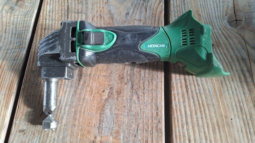Hitachi Hikoki 18v Accu Knabbelschaar plaatschaar, ., Ophalen of Verzenden, Zo goed als nieuw, .