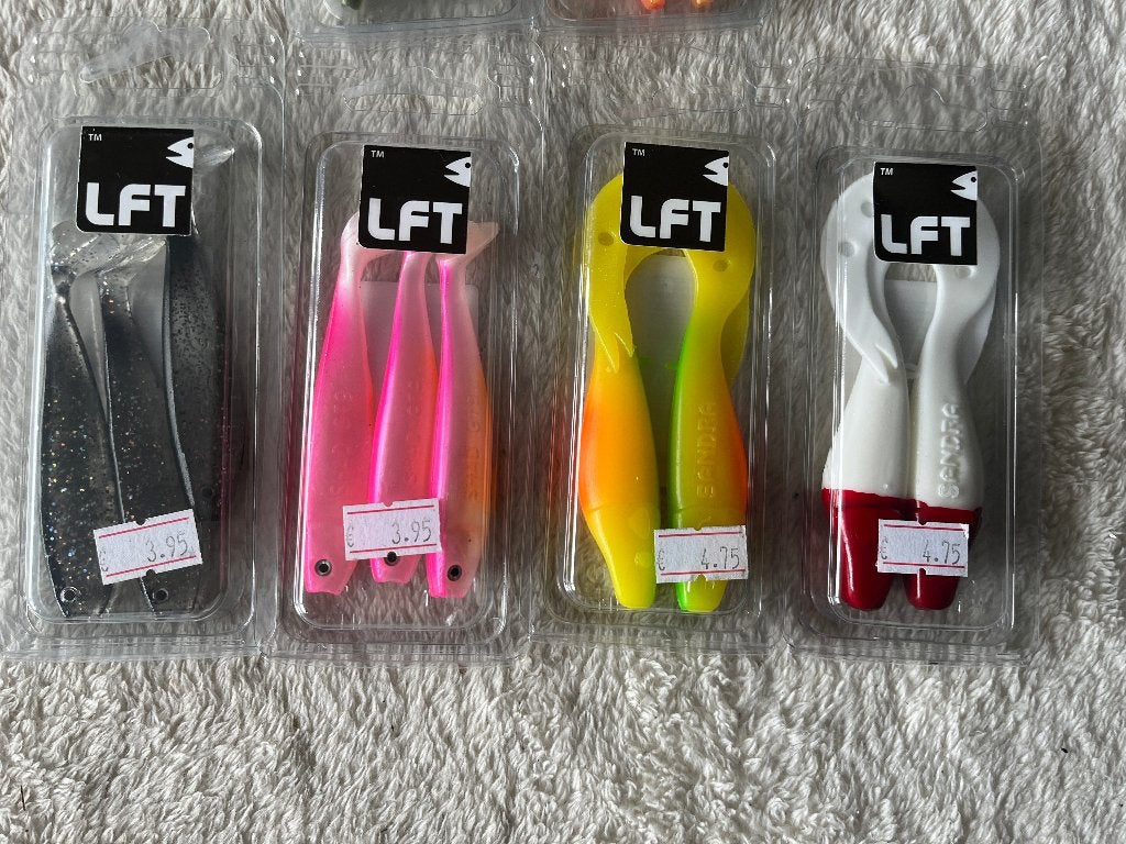 adv 417 / NIEUW mixset 6 pakjes shads LFT, Watersport en Boten, Hengelsport | Algemeen, Ophalen of Verzenden, Nieuw, Kunstaas