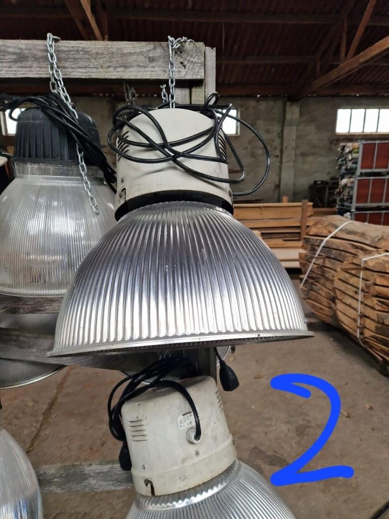 industriële LED hanglampen (50 stuks), Huis en Inrichting, Lampen | Hanglampen, Ophalen of Verzenden, 75 cm of meer