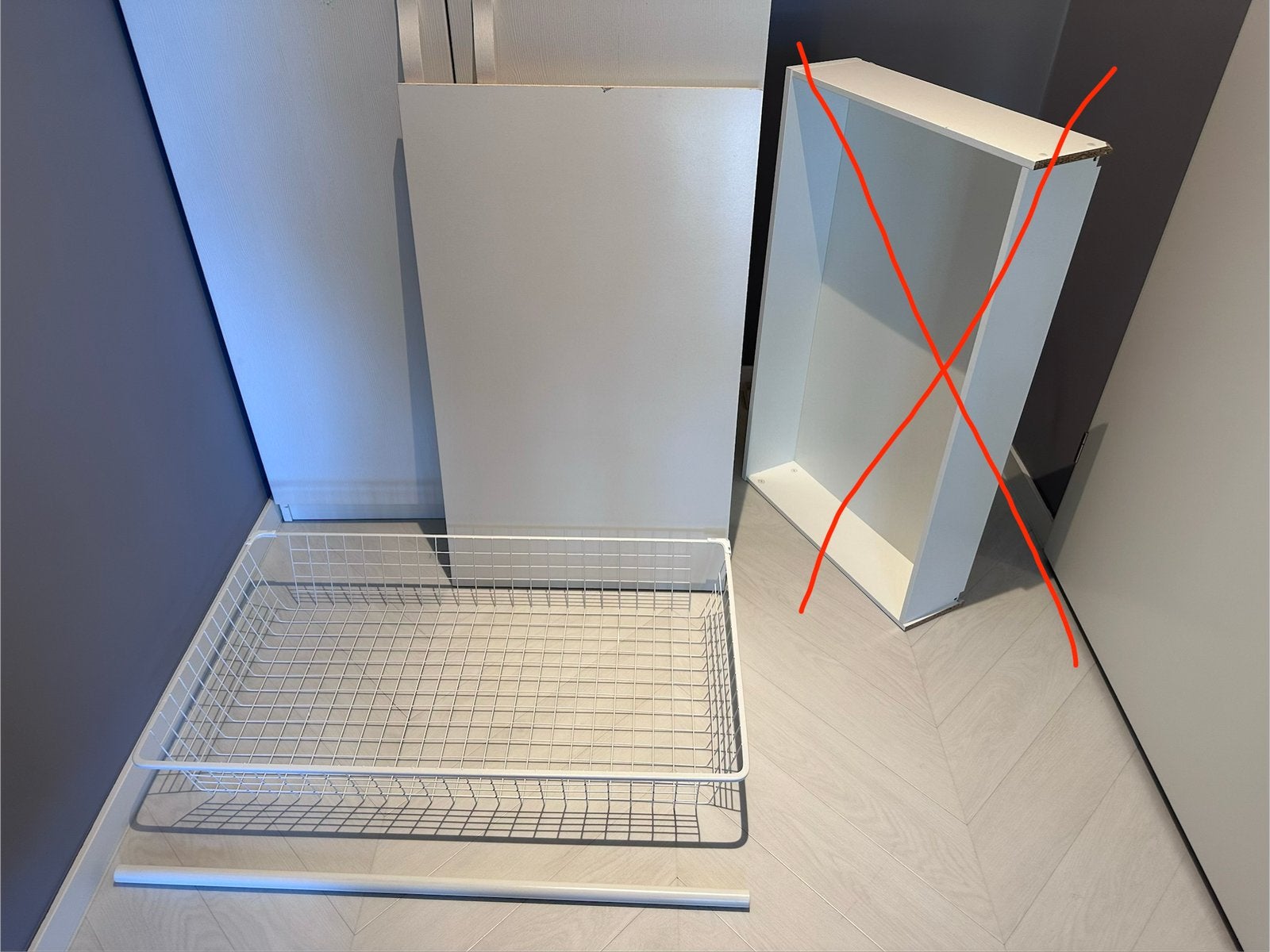 IKEA PAX Komplement interieur voor 60cm kast, Ophalen, Kunststof, Gebruikt, 50 tot 100 cm