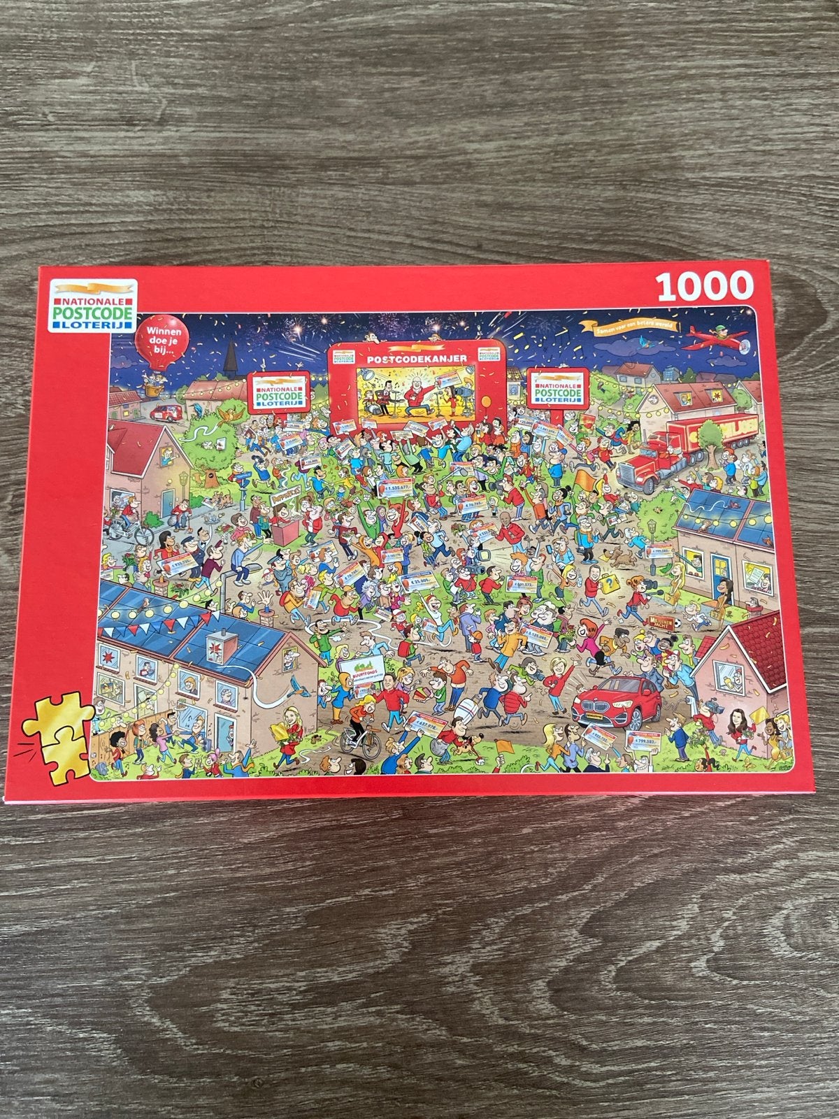 Nationale Postcode Loterij Puzzel 1000 stukjes, Ophalen of Verzenden, 500 t/m 1500 stukjes, Zo goed als nieuw, Legpuzzel