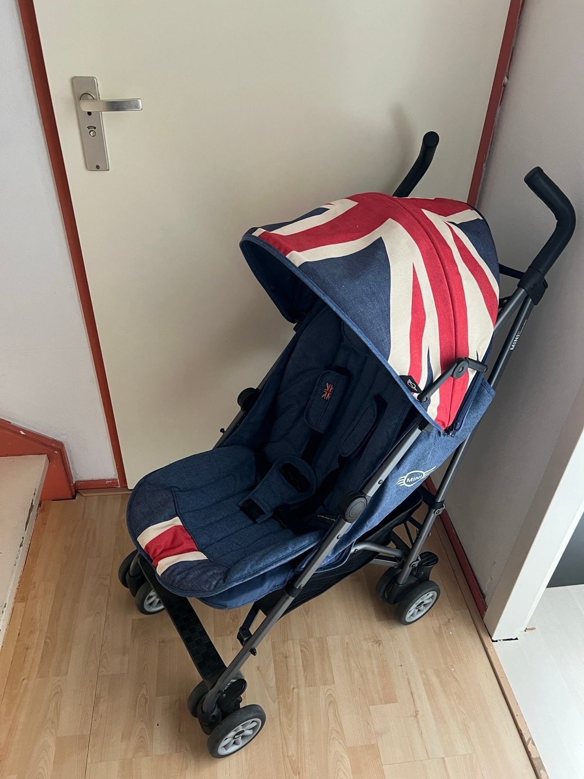 MINI by Easywalker Buggy Union Jack Classic, lichtgewicht, Ophalen, Gebruikt, Overige merken, Verstelbare rugleuning