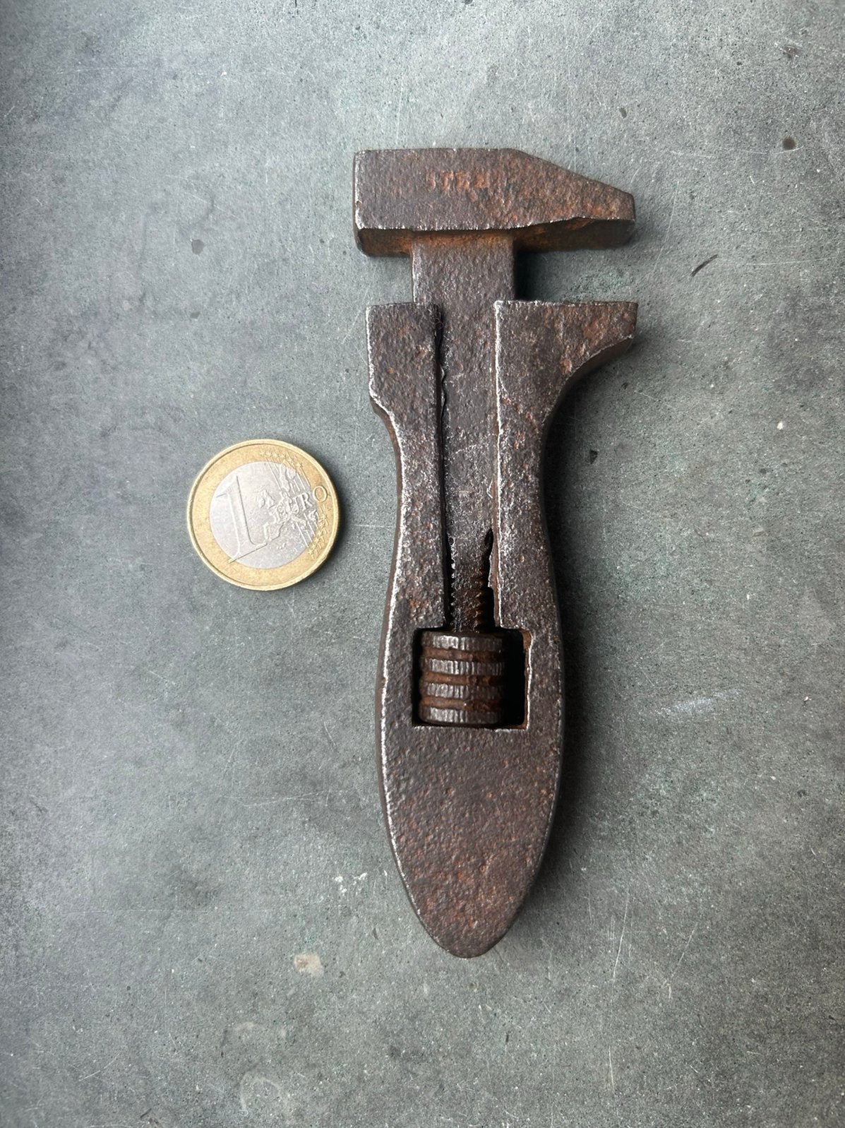 Antieke Engelse Sleutel / Fiets / Autogereedschap Zakformaat, Antiek en Kunst, Ophalen of Verzenden