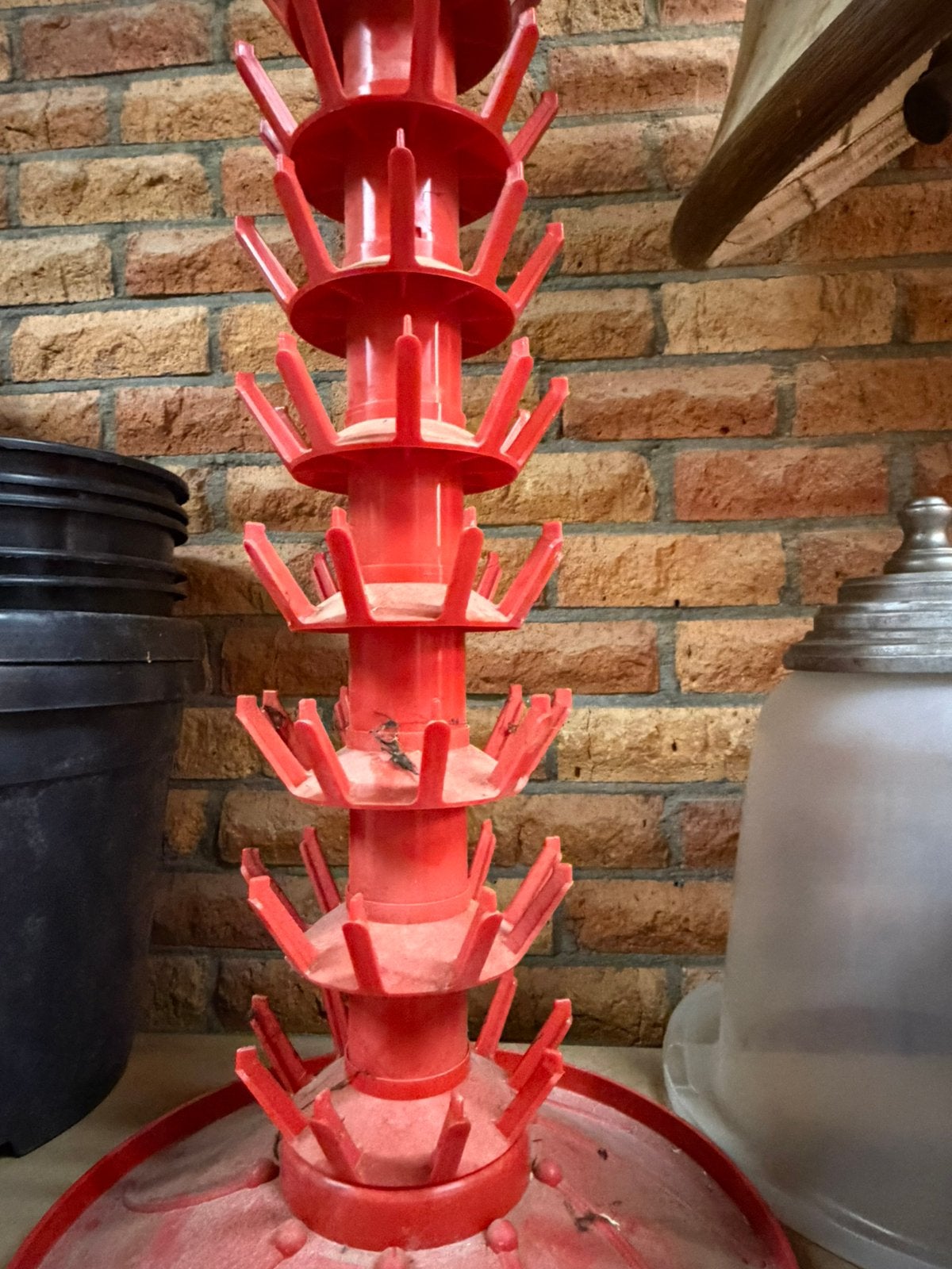 Flessenhouder retro, Ophalen
