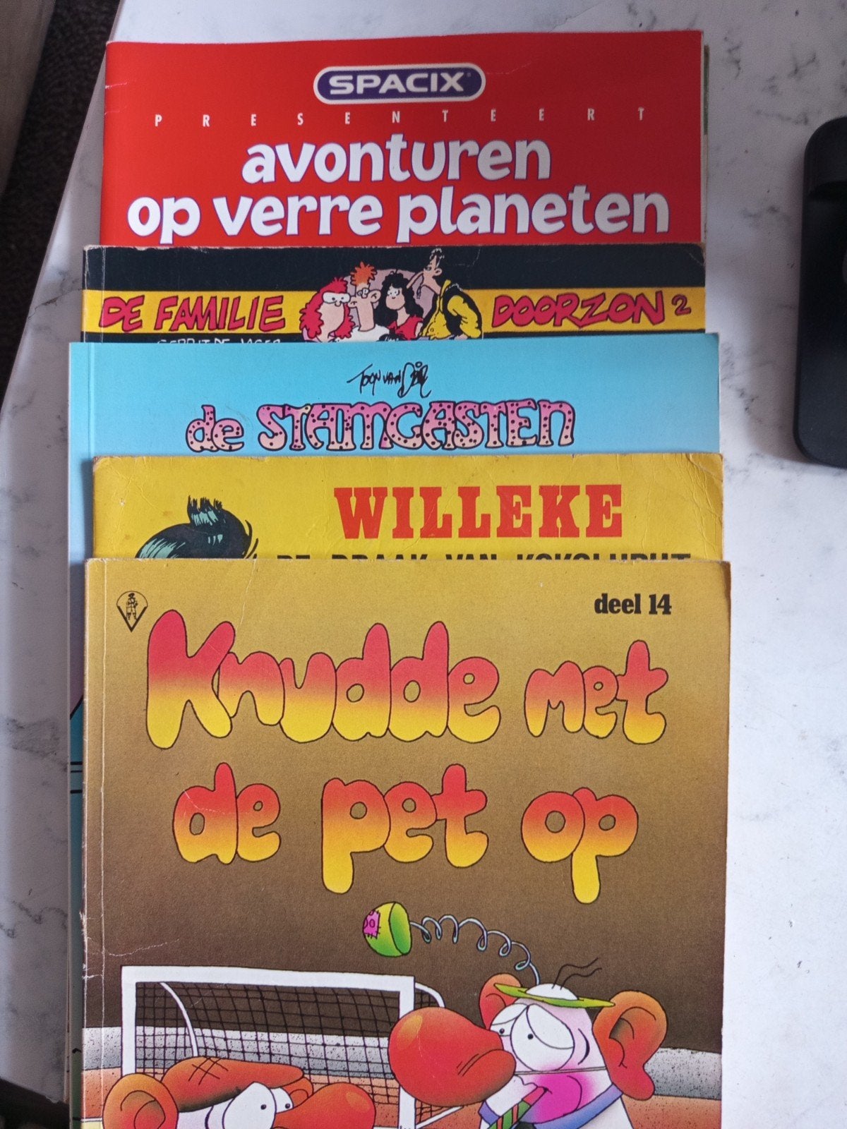 6oude stripboeken  - Leuk voor stripliefhebbers, Boeken, Stripboeken, Ophalen of Verzenden