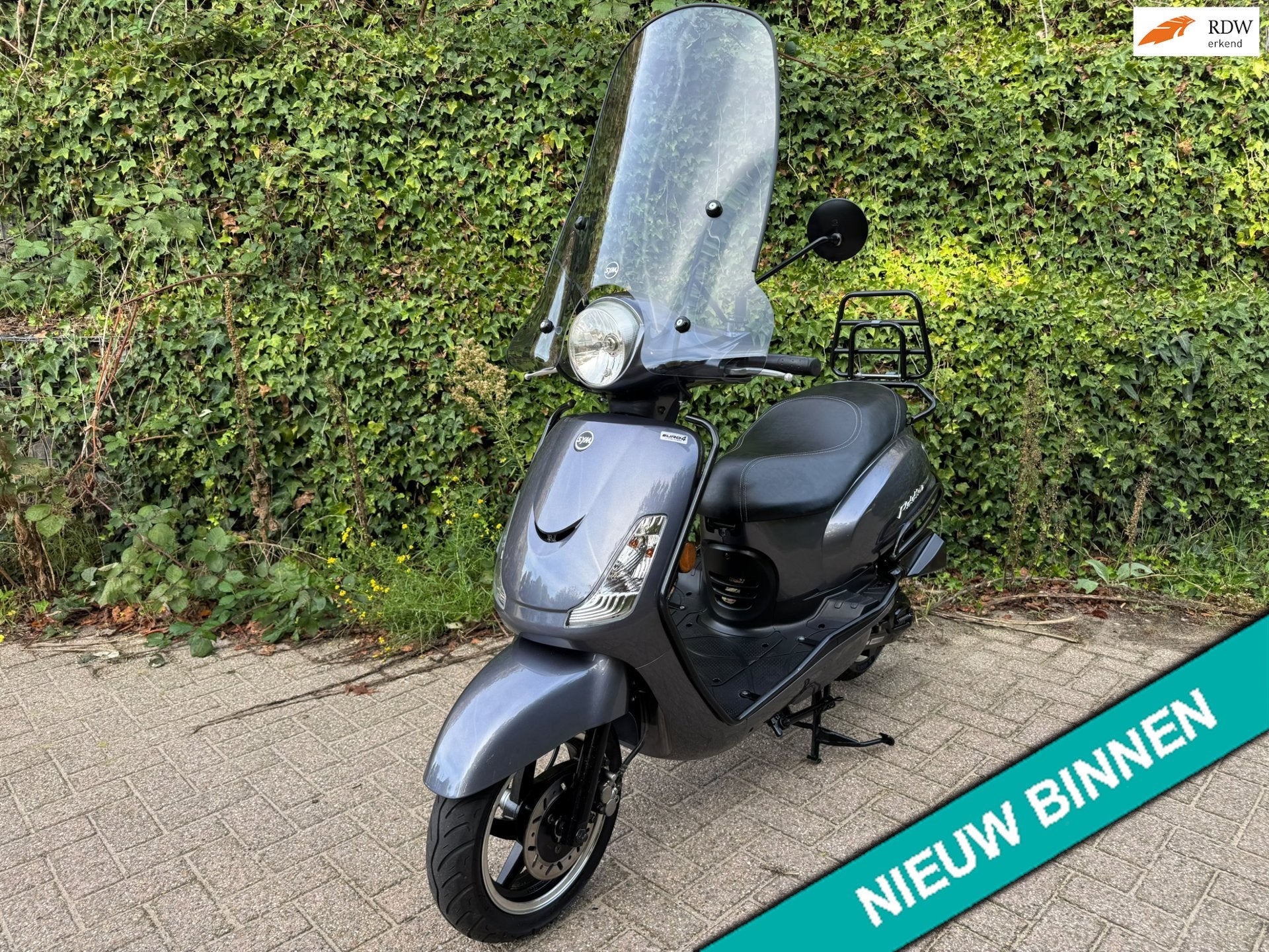 SYM Fiddle 2 45 km E4 StealBlue FULL OPTIES BETAAL met in3, 49 cc, S, Benzine, Fiddle