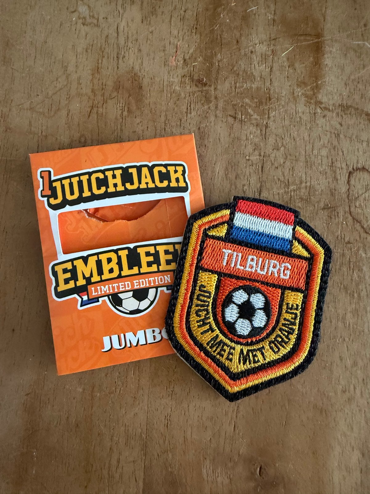 Juich Jack Embleem Tilburg Limited Edition Jumbo, Ophalen of Verzenden, Nieuw, Overige binnenlandse clubs, Poster, Plaatje of Sticker