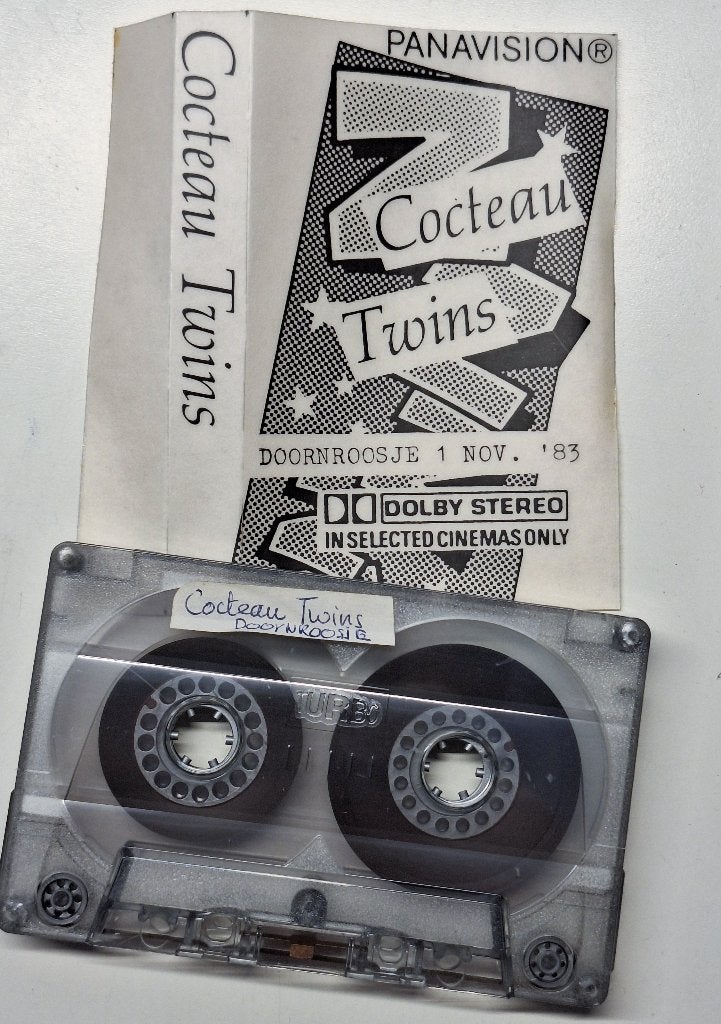 COCTEAU TWINS - Doornroosje Nijmegen 1983, Ophalen of Verzenden, Zo goed als nieuw, 1 bandje, Origineel