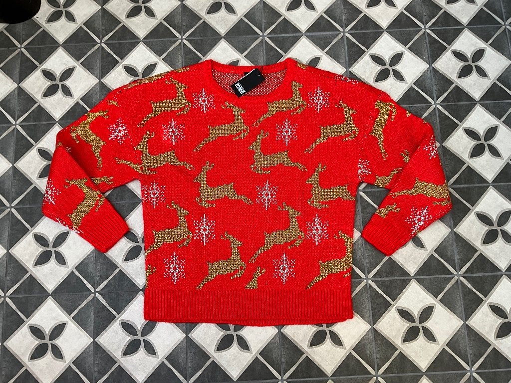 "Holiday Sweater van Urban Classic Rood Maat XL, Maat 46/48 (XL) of groter, Nieuw, Ophalen of Verzenden, "Holiday Sweater van Urban Classic Rood Maat XL