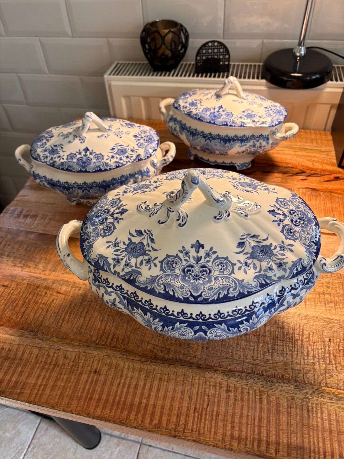 Prachtig Boch BFK Decor Dordrecht servies – blauw, Ophalen