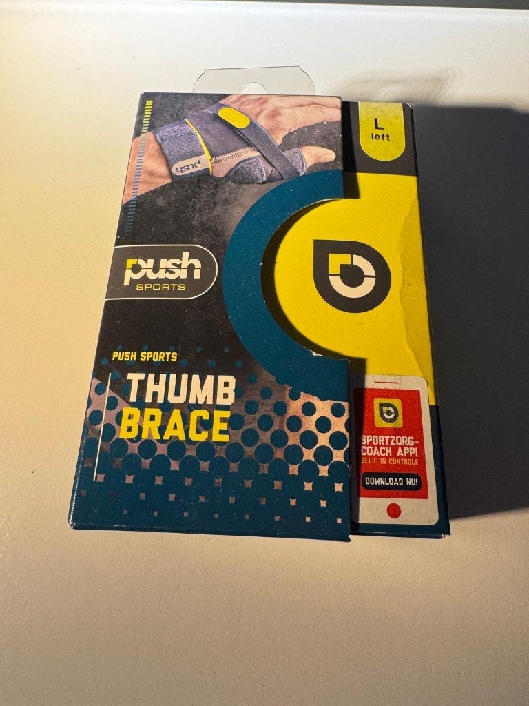Duimbrace PushSports, links, maat L, Ophalen of Verzenden, Zo goed als nieuw