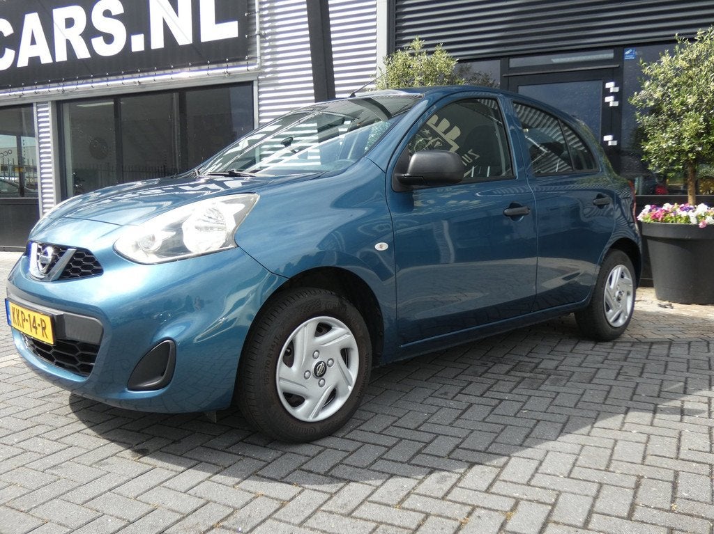 Nissan Micra 1.2 Visia Airco| Eleck. pakket|, Auto's, Nissan, Voorwielaandrijving, Euro 5, Gebruikt, Blauw