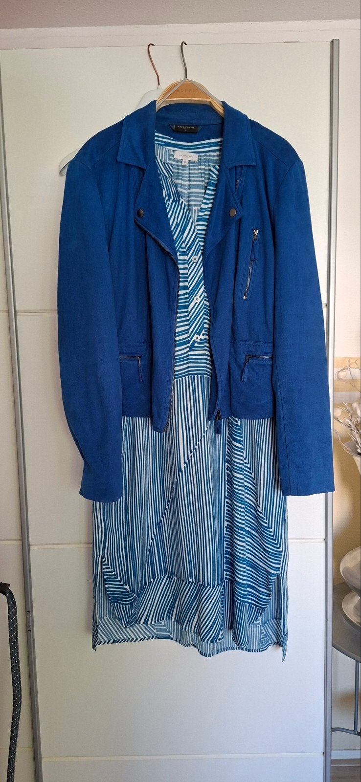 MOOIE SET JASJE _ JURK VAN FREE QUENT/ BE YOURSELF., Kleding | Dames, Jassen | Zomer, Ophalen of Verzenden, Zo goed als nieuw