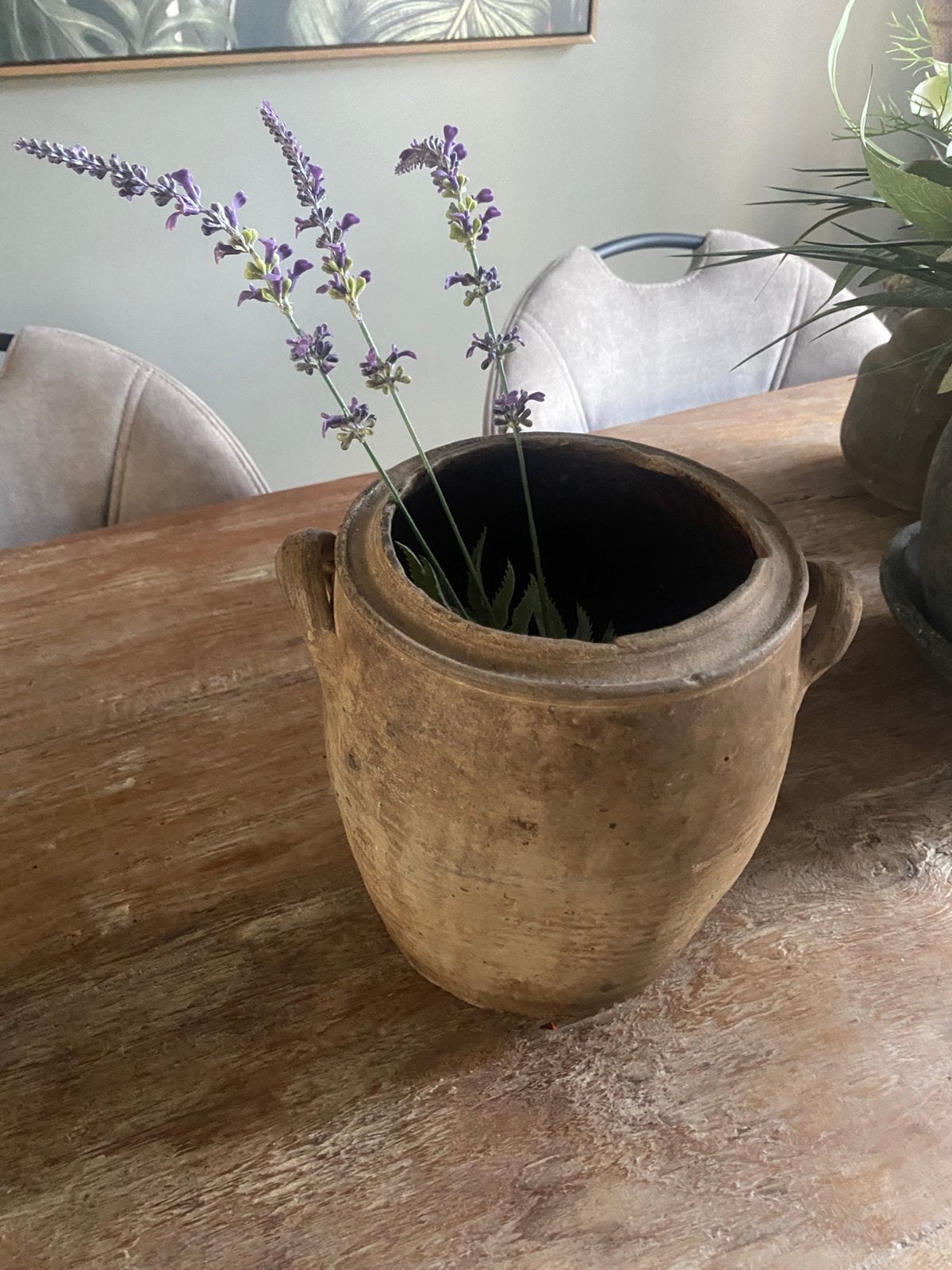 Mooie antieke pot steengoed, Ophalen of Verzenden