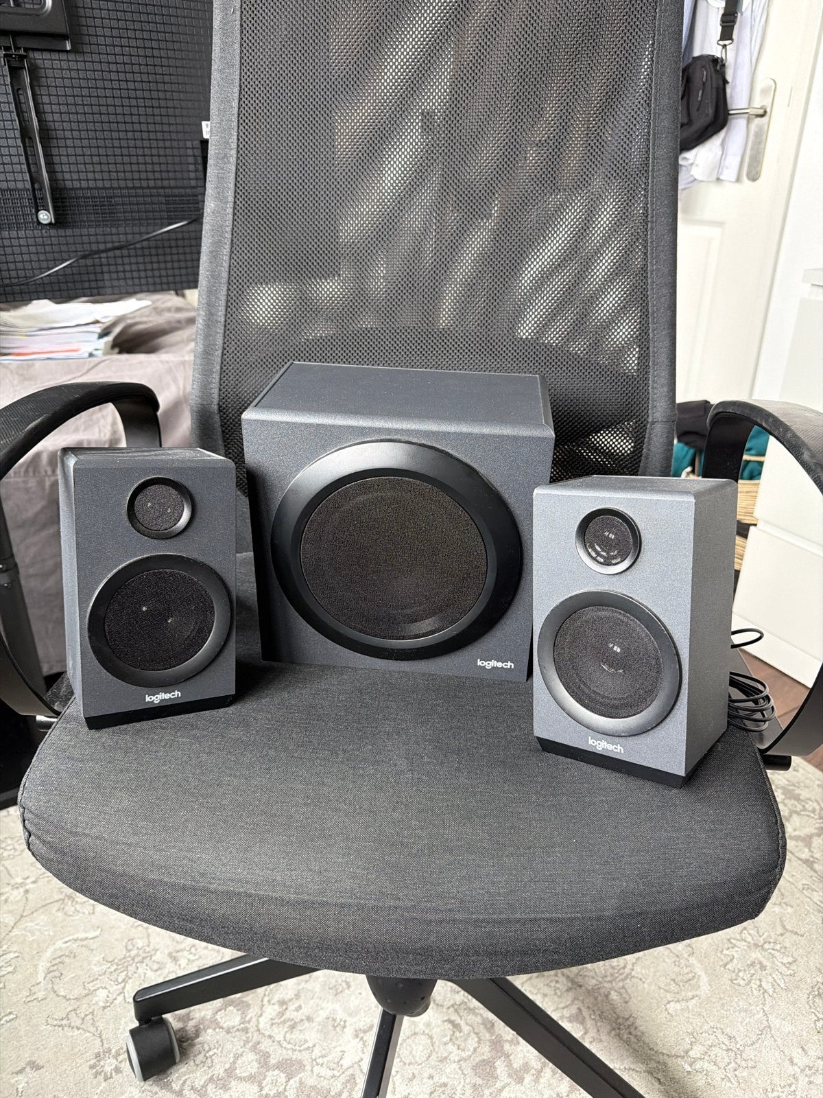 Logitech Z333 2.1 Speakerset met Subwoofer, Audio, Tv en Foto, Gebruikt, Logitech, Speakerset, Ophalen of Verzenden