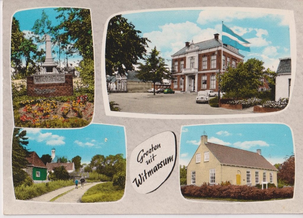 Groeten uit Witmarsum, Ophalen of Verzenden, 1960 tot 1980, Ongelopen, Friesland