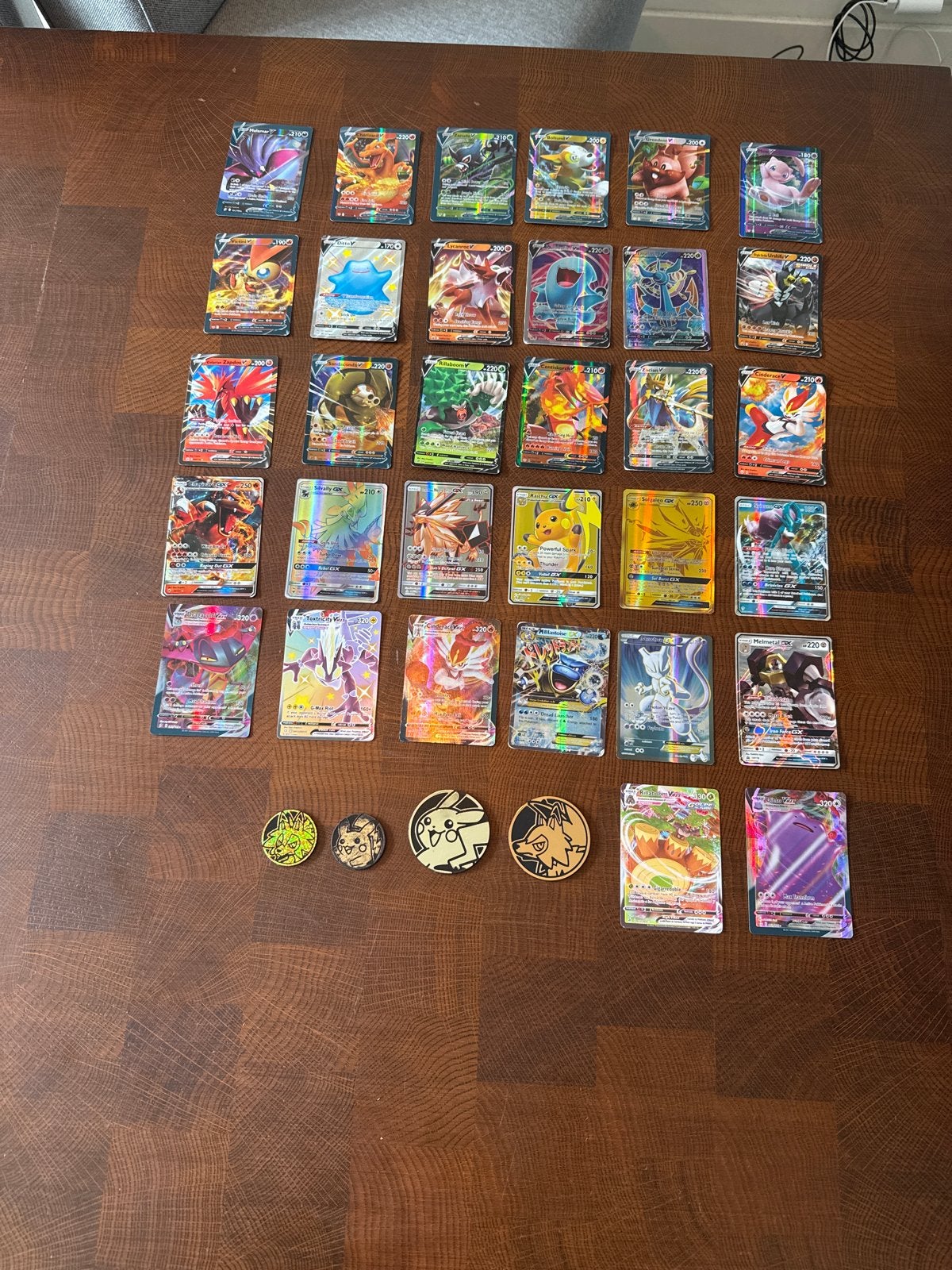 Grote collectie Pokémon kaarten met tins en zeldzame kaarten, Ophalen of Verzenden, Zo goed als nieuw, Meerdere kaarten