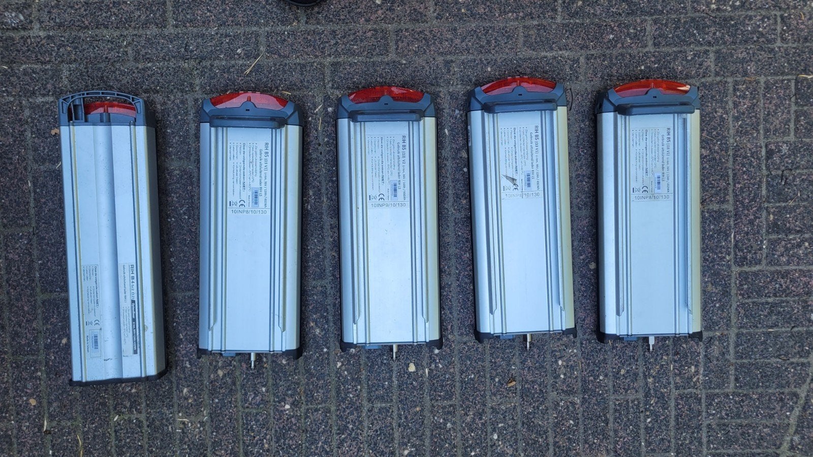 RIH accu's: 4x B5, 1x B4 (defect), Ophalen of Verzenden, Gebruikt