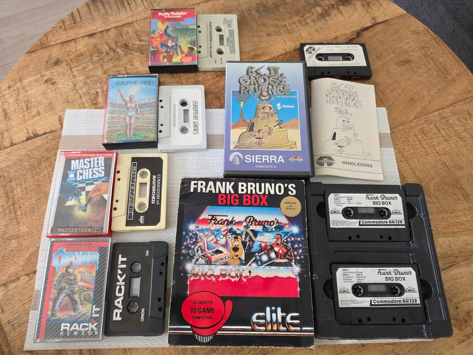 Vintage Commodore 64/128 Spellen op Cassette -Werkend Getest, Ophalen of Verzenden, Gebruikt, Overige genres
