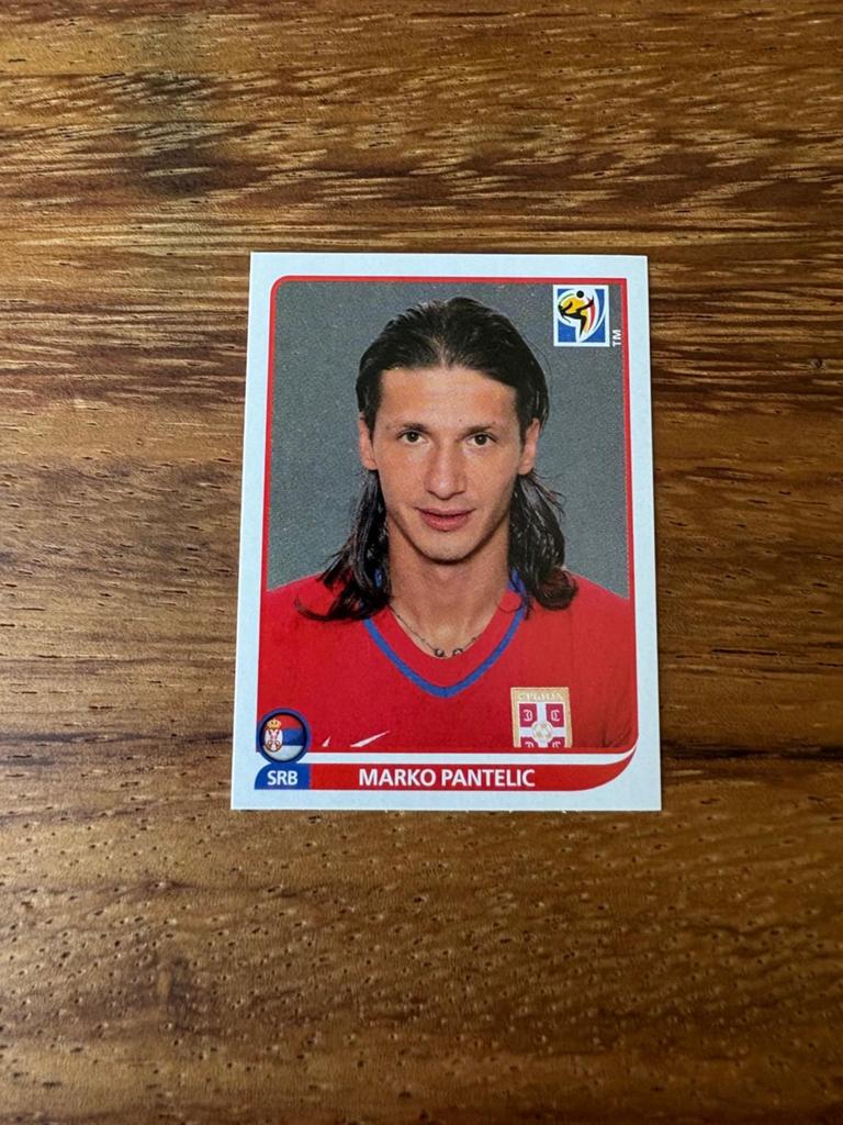 Panini WK 2010 Sticker Marko Pantelic Servië, Ophalen of Verzenden, Nieuw, Stickers en Plaatjes
