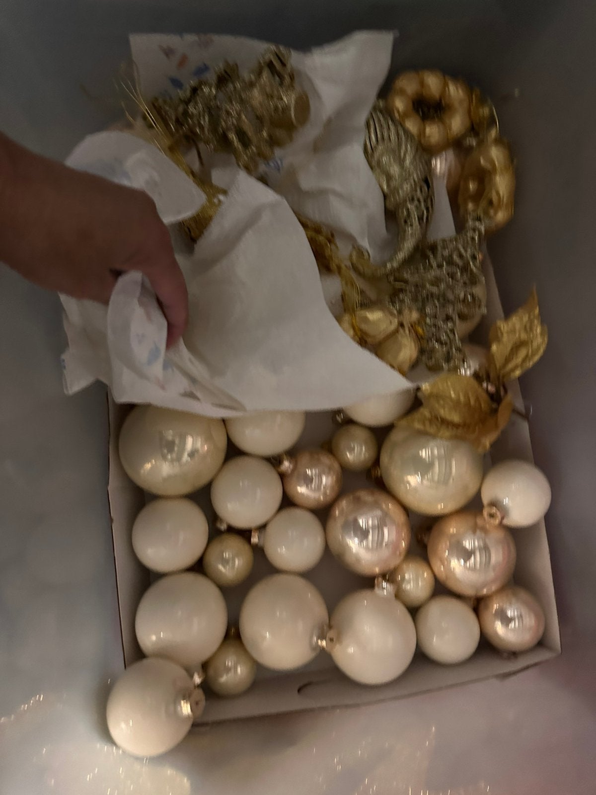Kerstballen, Ophalen, Zo goed als nieuw, Rechthoekig, Overige materialen