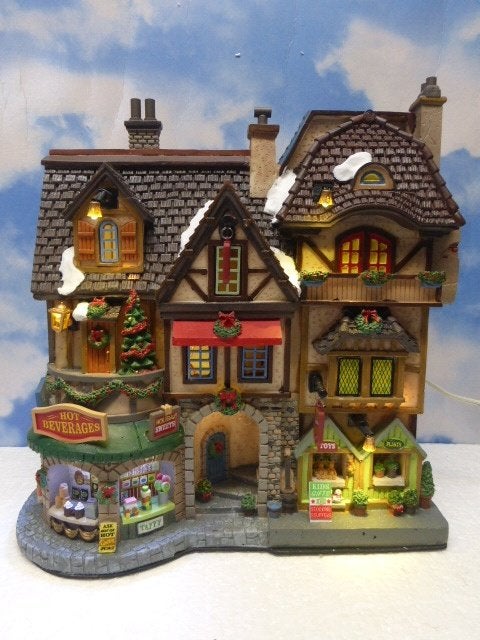 lemax facade River Moor's Christmas Streetfestival kerstdorp, Diversen, Kerst, Ophalen of Verzenden, Zo goed als nieuw