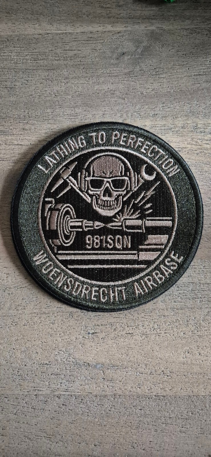 Patch Woensdrecht Airbase 981 Squadron, Ophalen of Verzenden, Luchtmacht, Nederland, Embleem of Badge