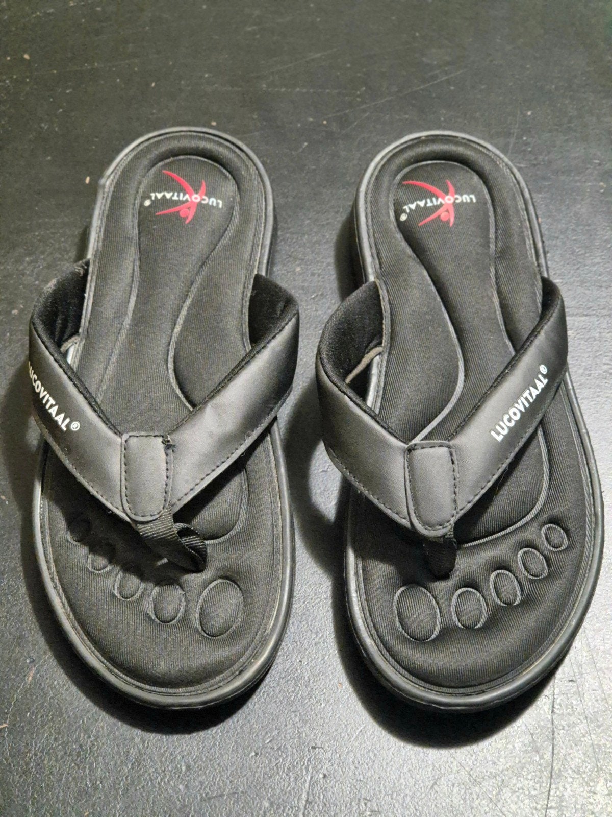 Lucovitaal Orthopedische Slippers 43/44 (Nieuw), Slippers, Zwart, Nieuw, Ophalen of Verzenden