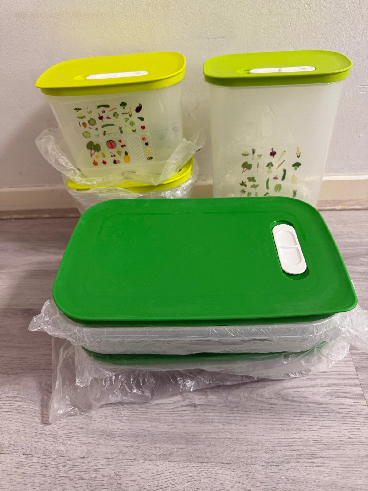 Tupperware Ventismart/ FridgeSmart Set van 5, Bewaardoos, Nieuw, Ophalen of Verzenden, Met deksel