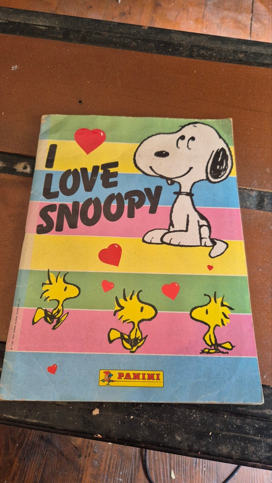 Vintage Panini I Love Snoopy Stickerboek (leeg), Ophalen of Verzenden, Gebruikt
