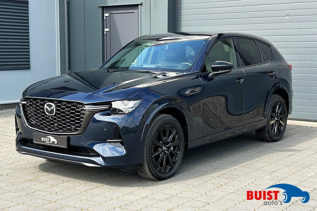 Mazda CX-60 2.5 e-SkyActiv PHEV Homura Plus VOL! (bj 2025), Auto's, Mazda, Automaat, Zwart, 4 cilinders, Blauw