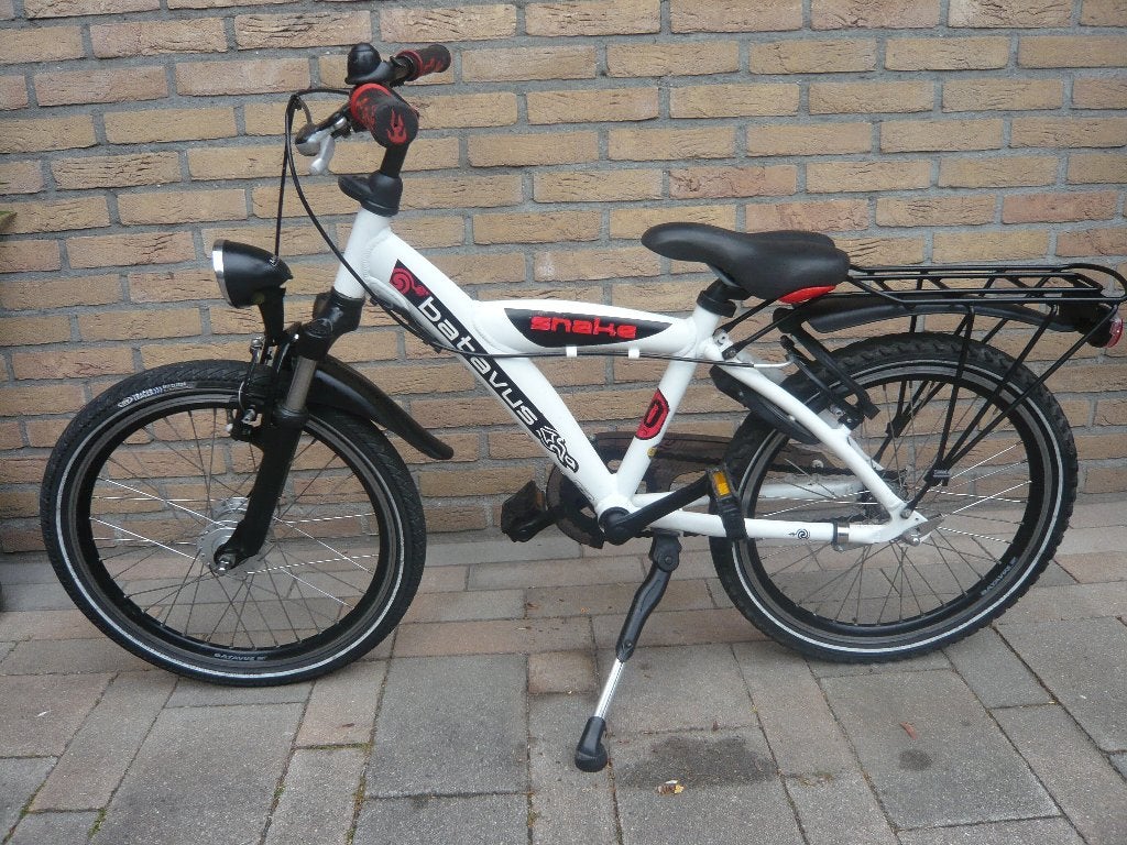 mooie witte aluminium batavus snake 20"" nfd vv, Ophalen, Gebruikt, 20 inch of meer, Batavus