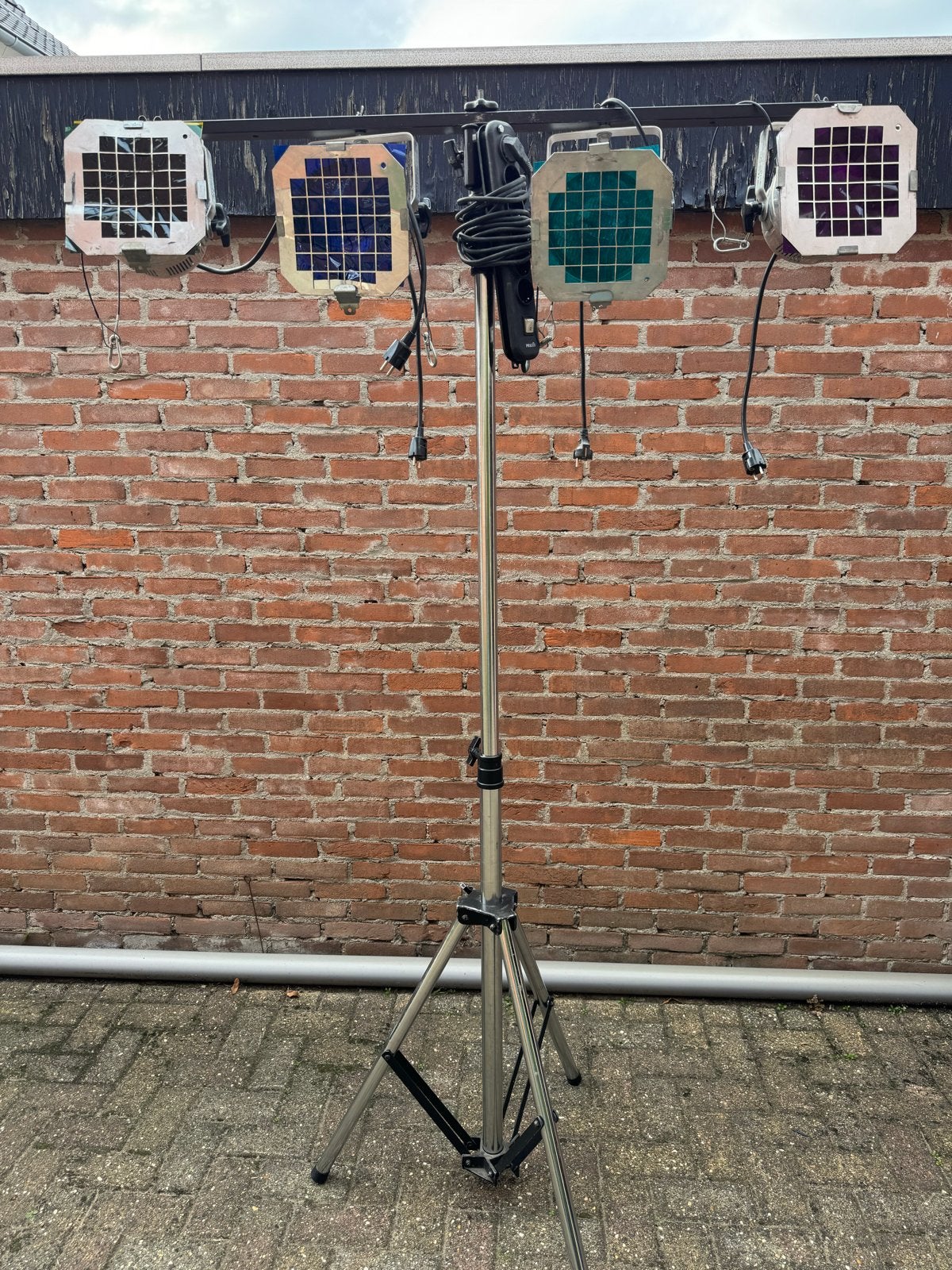 Lichtset met statief - Ideaal voor feesten en evenementen, Muziek en Instrumenten, Ophalen of Verzenden, Gebruikt, Licht, Kleur