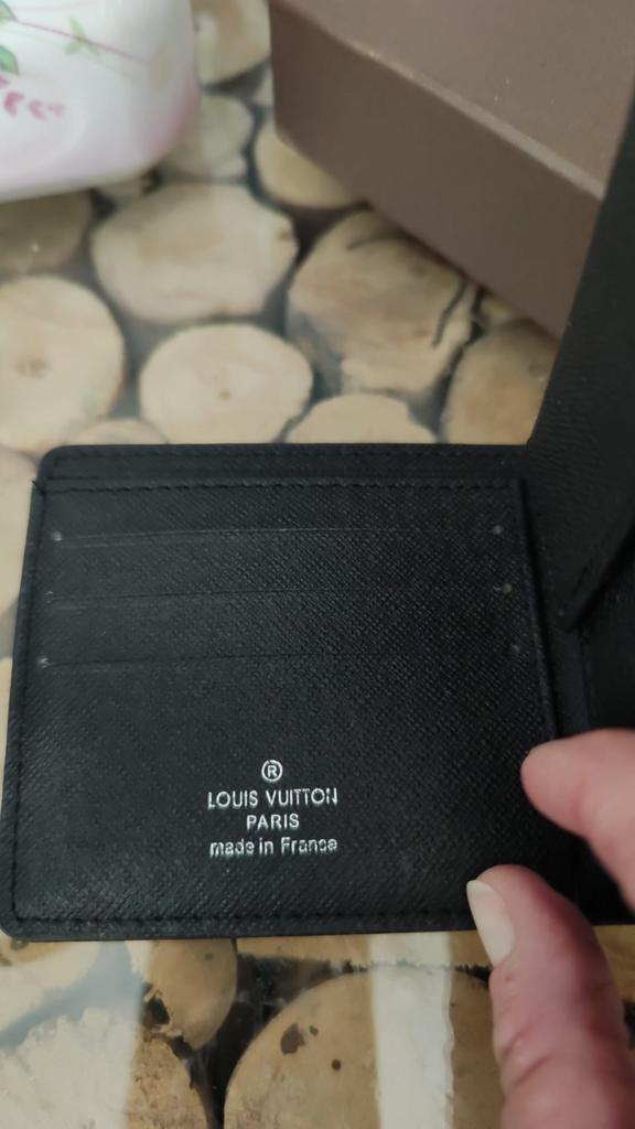 Louis Vuitton portemonnee zwart geruit, Sieraden, Tassen en Uiterlijk, Portemonnees, Ophalen of Verzenden, Gebruikt, Zwart