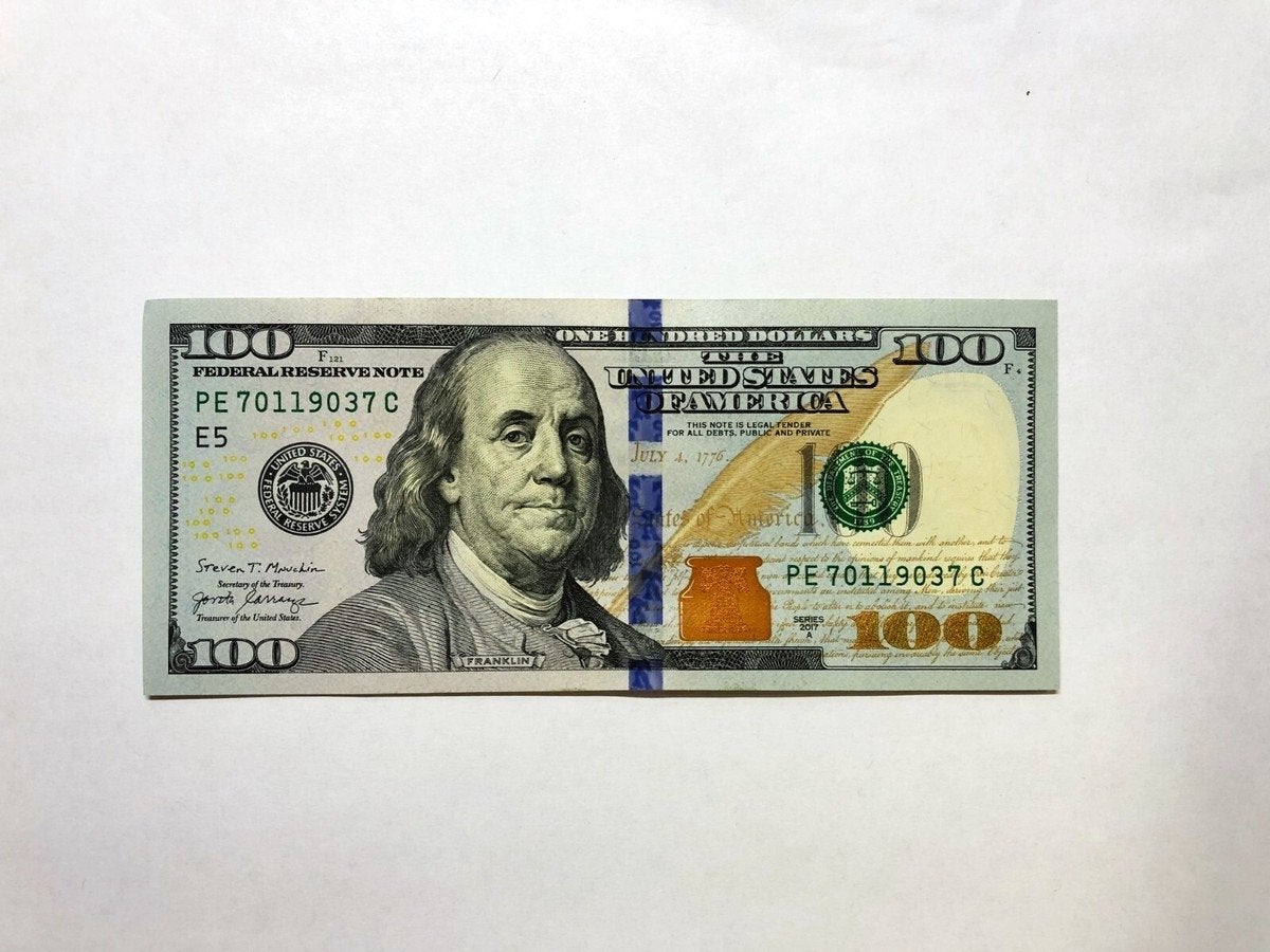 Amerikaanse $100 dollarbiljetten, Ophalen of Verzenden, Noord-Amerika, Los biljet