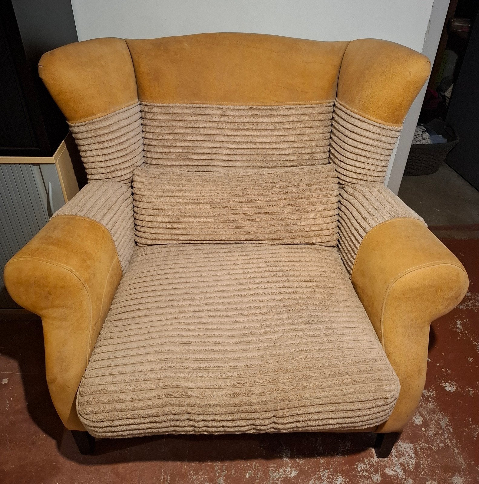 Fauteuil, Ophalen, 100 tot 125 cm, Zo goed als nieuw, Modern/retro