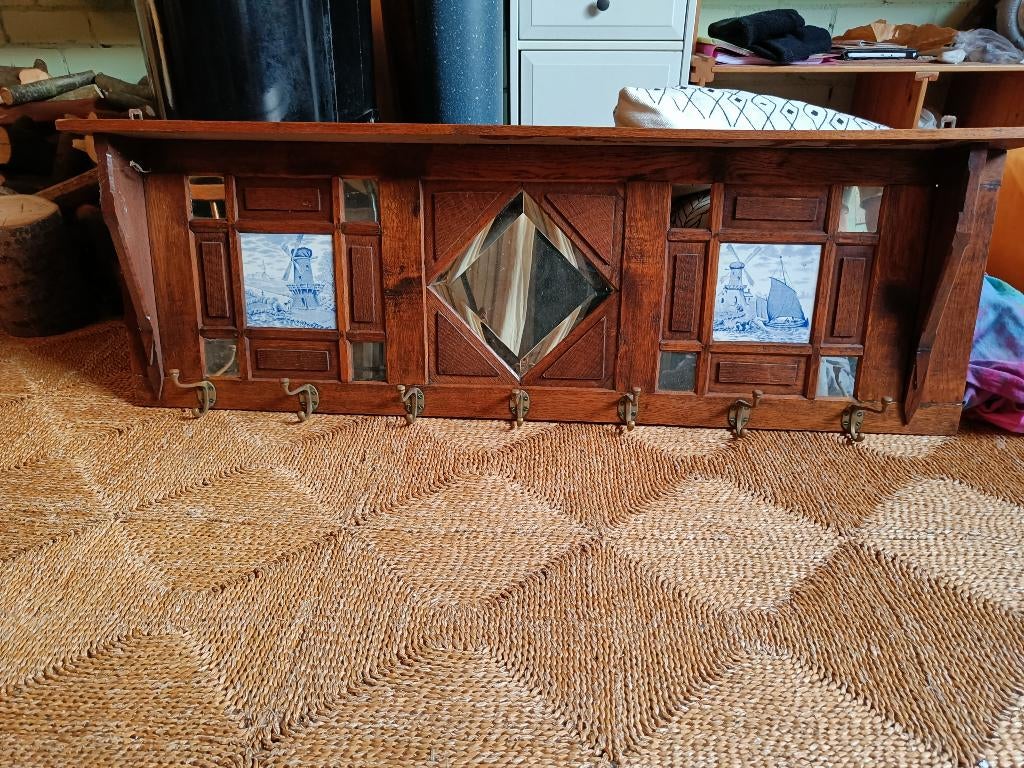Kapstok, Huis en Inrichting, Gebruikt, Minder dan 100 cm, Hout, Ophalen