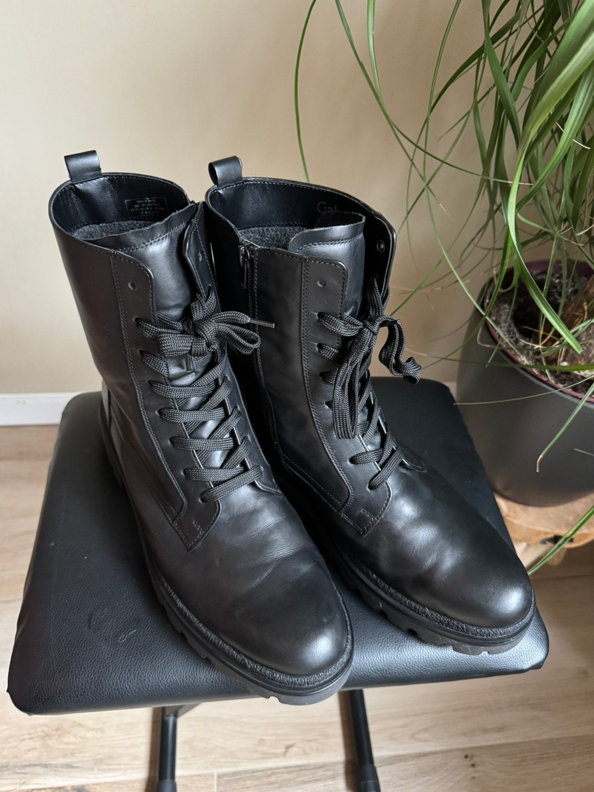Zwarte Gabor veterboot, model 852 maat 44, Motoren, Ophalen of Verzenden, Nieuw zonder kaartje, Laarzen