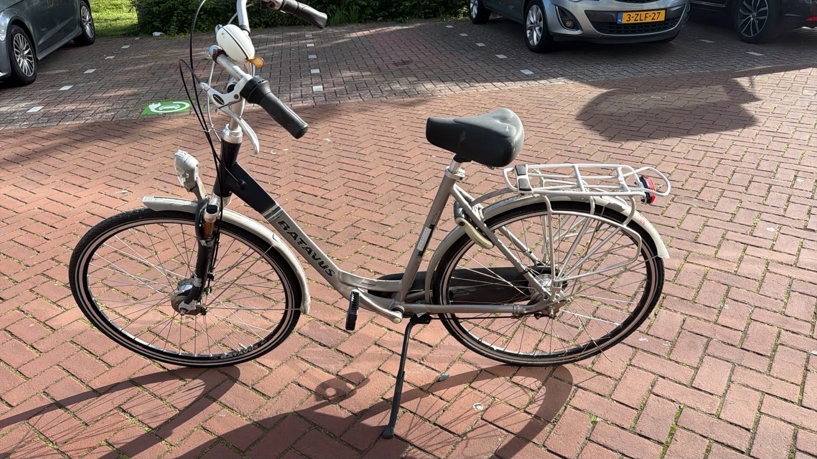 Batavus damesfiets, Ophalen, Velgrem, Versnellingen, Gazelle