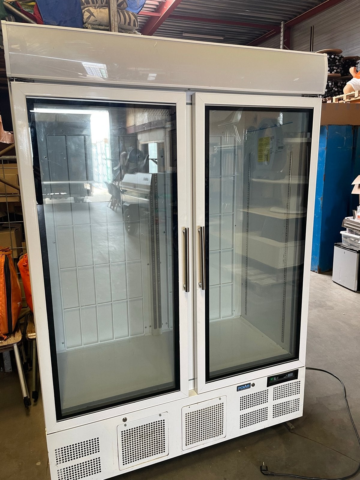 Horeca dubbele glasdeur vriezer, Ophalen of Verzenden, Zo goed als nieuw, 60 tot 90 cm, 160 cm of meer