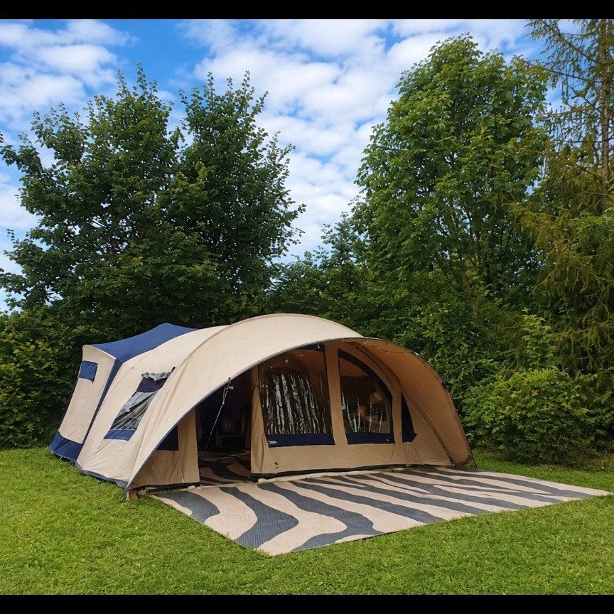 Cabanon Columbia Deluxe 2012 vouwwagen, Caravans en Kamperen, Vouwwagens, Ophalen, Beige, Cabanon, Aanwezig