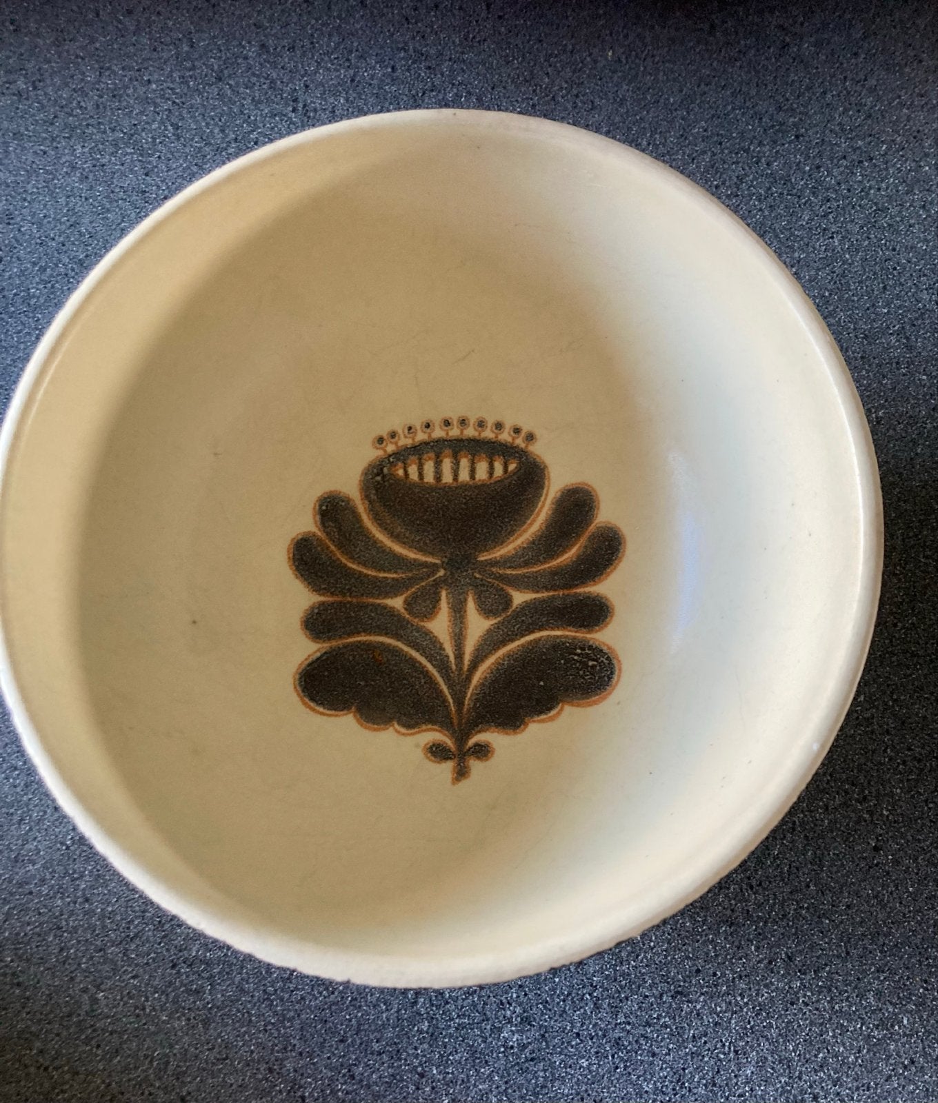 Vintage Ceramano Steingut Schaal - West-Duitsland, Ophalen of Verzenden