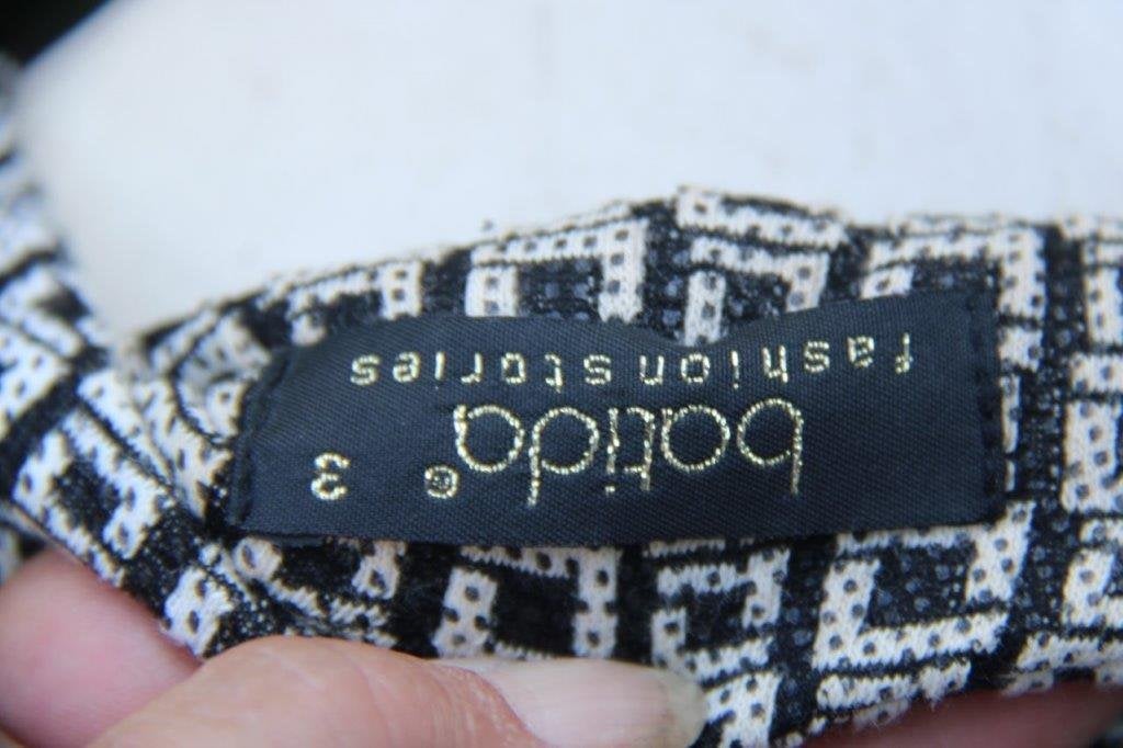 Jurk zwart/ offwhite Batida mt 3 (40) Vaste prijs AANBIEDING, Maat 38/40 (M), BAtida, Zwart, Ophalen of Verzenden