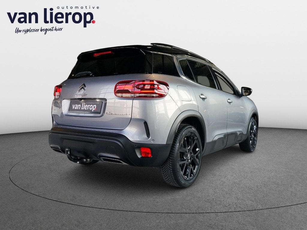 Citroen C5 Aircross 1.2 PureTech Shine TREKHAAK | ACC | CARP, Auto's, Citroën, 15 km/l, Gebruikt, Zwart, 1199 cc
